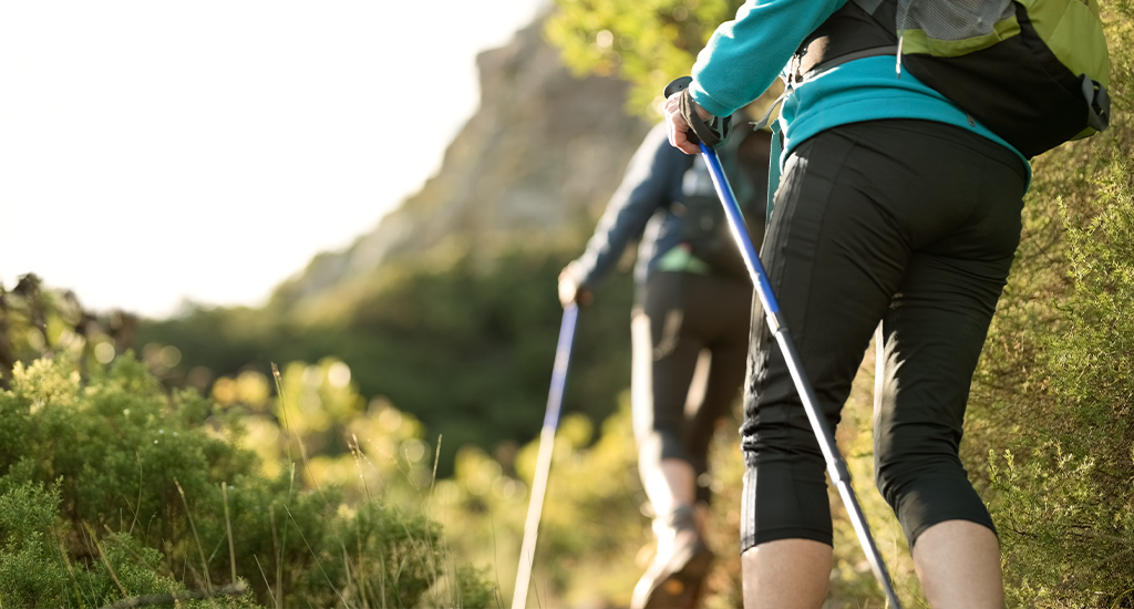 Nordic walking in copia