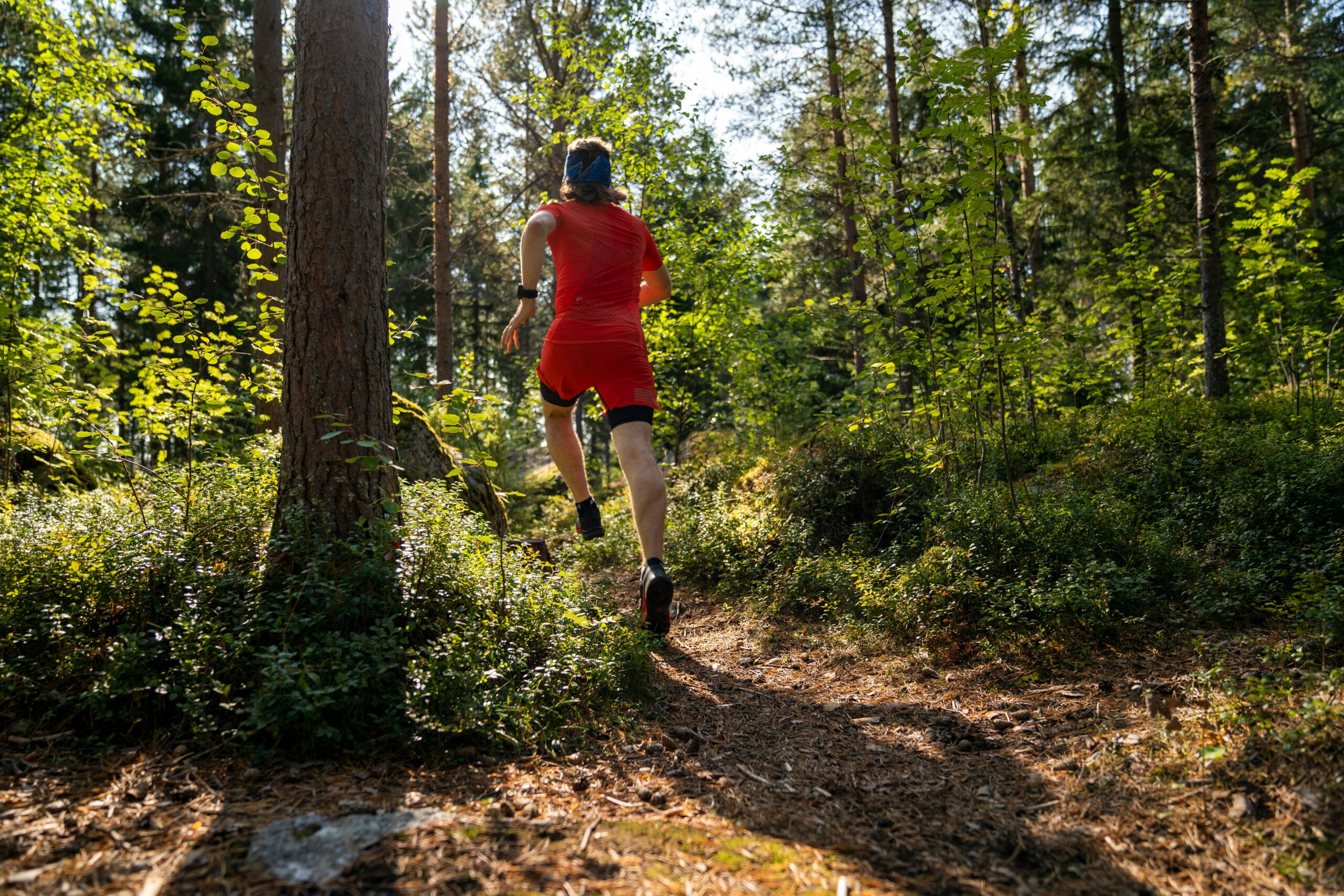 Mountain trail runner