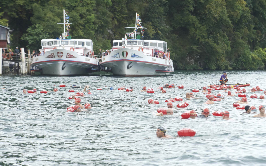 Traversata a nuoto del lago di Lugano
