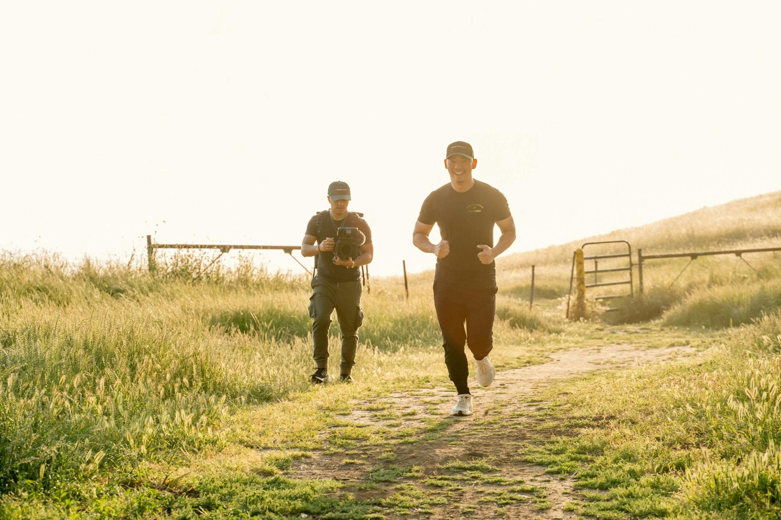 Trail run due uomini