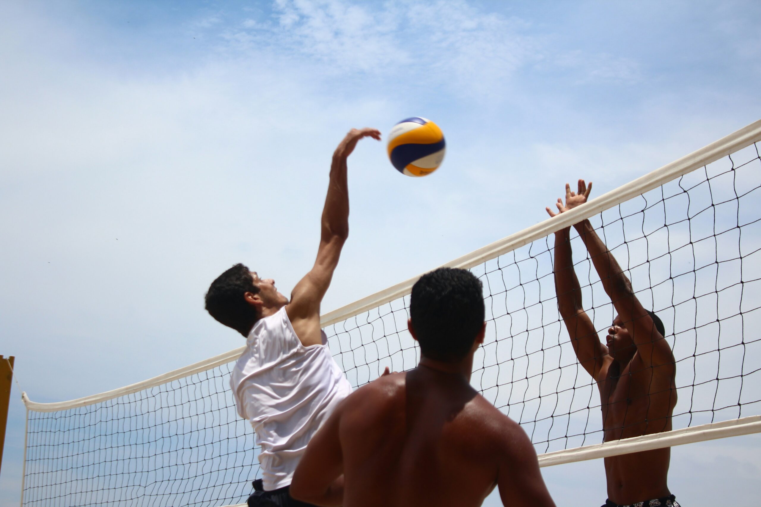 Beach volley schiacciata