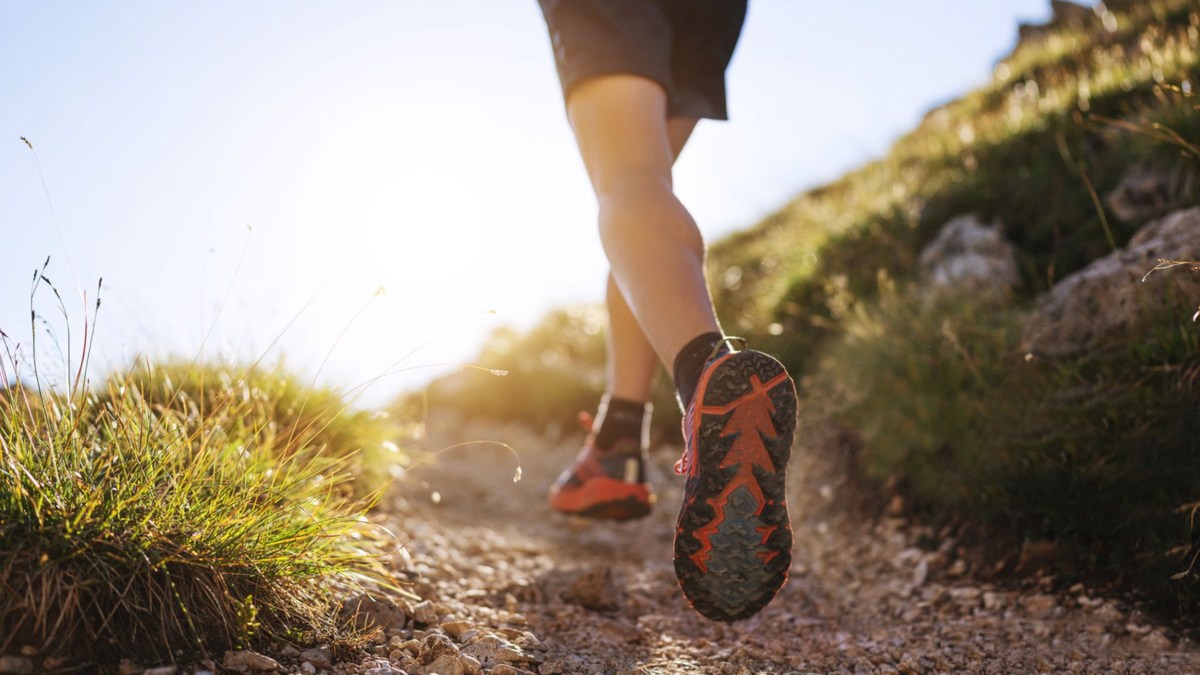 Trail run in montagna