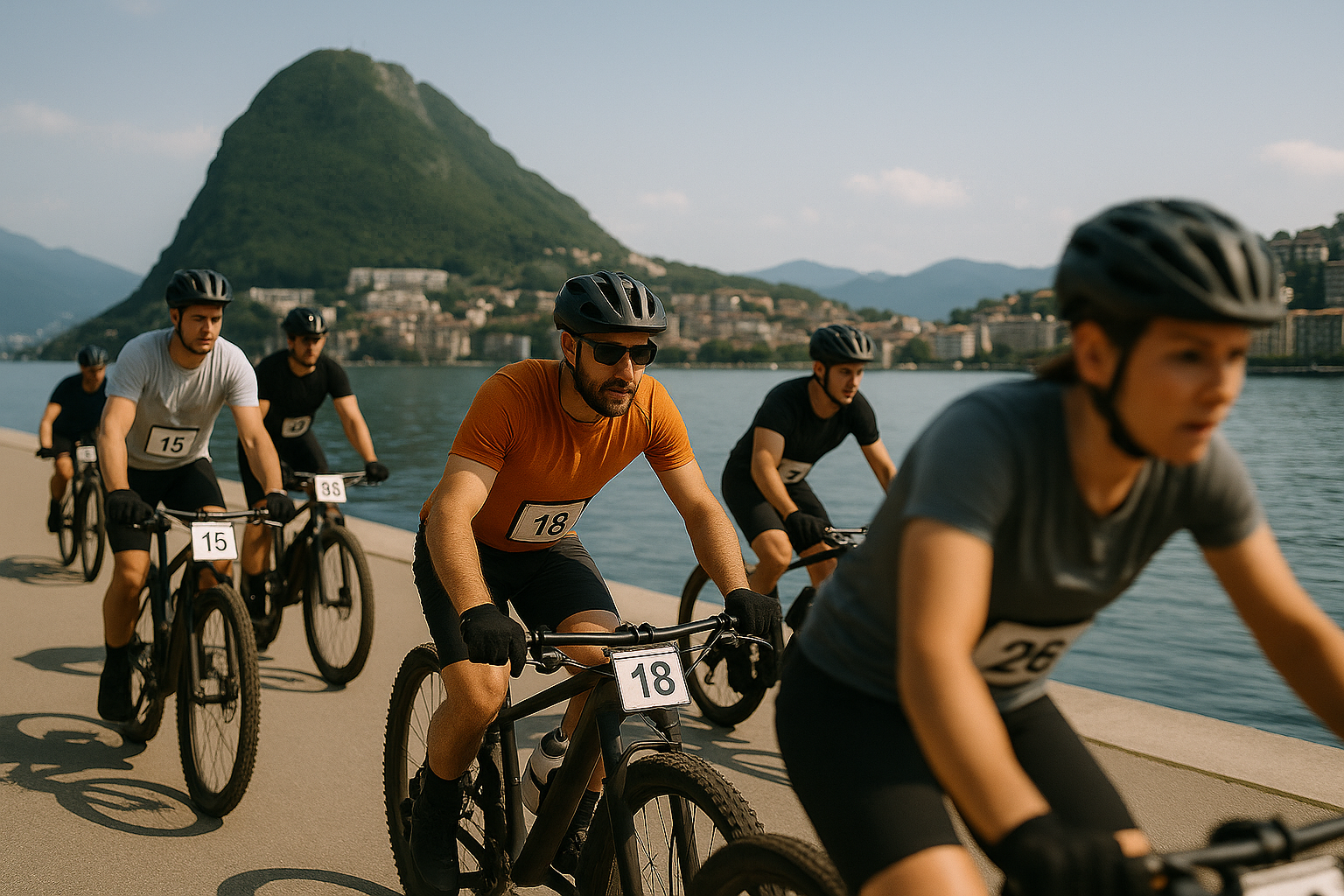 MTB sul lungo lago di Lugano