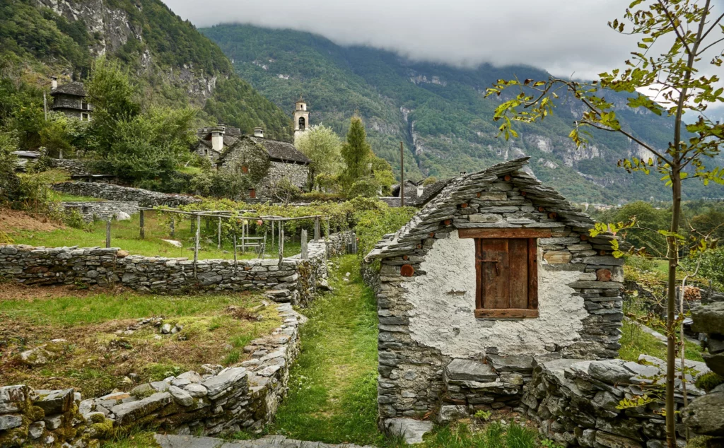 Foto verosimile della zona di Vallemaggia