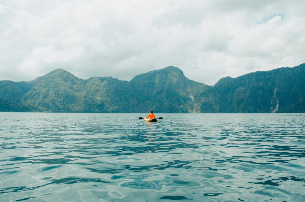 Kayak sul lago