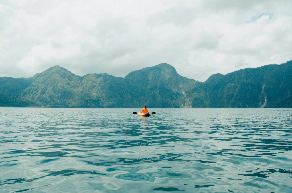 Kayak sul lago