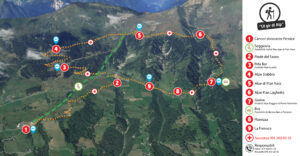 Mangia e cammina, ridendo e sorridendo - Ul Gir di Alp - CARTINA