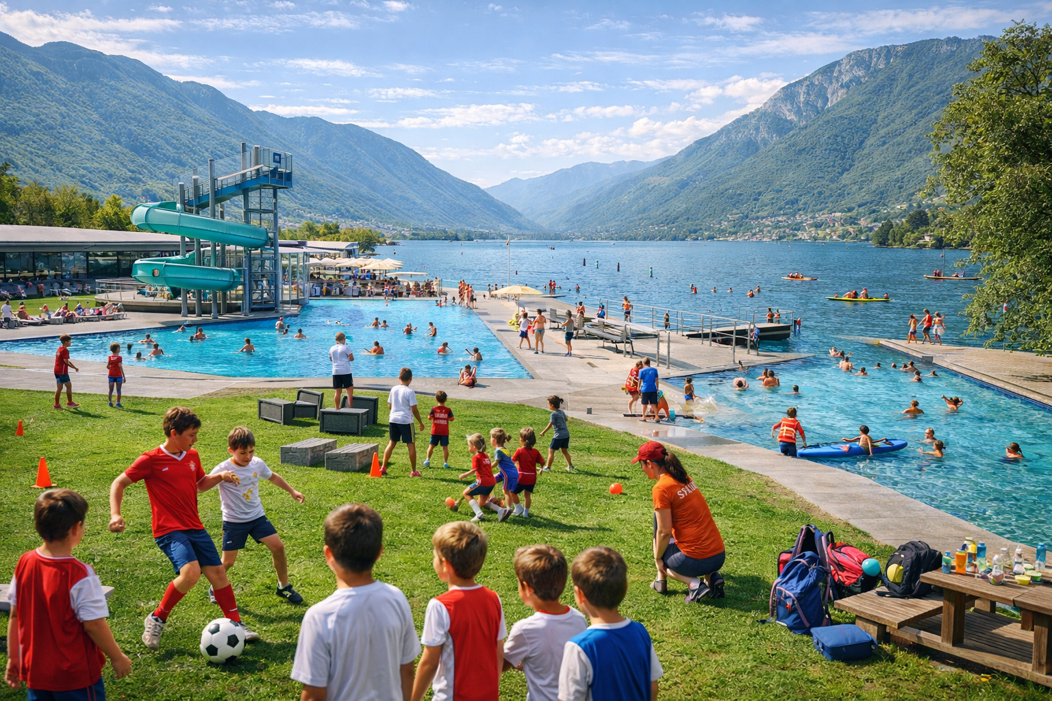 ASA Summer Camp - Locarno - esempio generato con IA