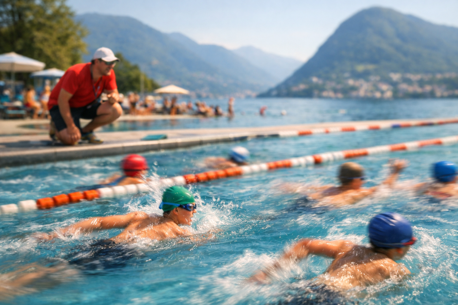 Corso intensivo di nuoto al Lido di Lugano