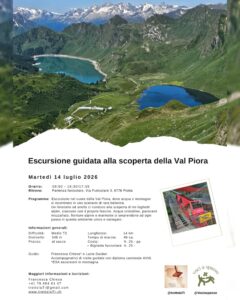 Locandina Escursione guidata nel Piora di TrottolaTI