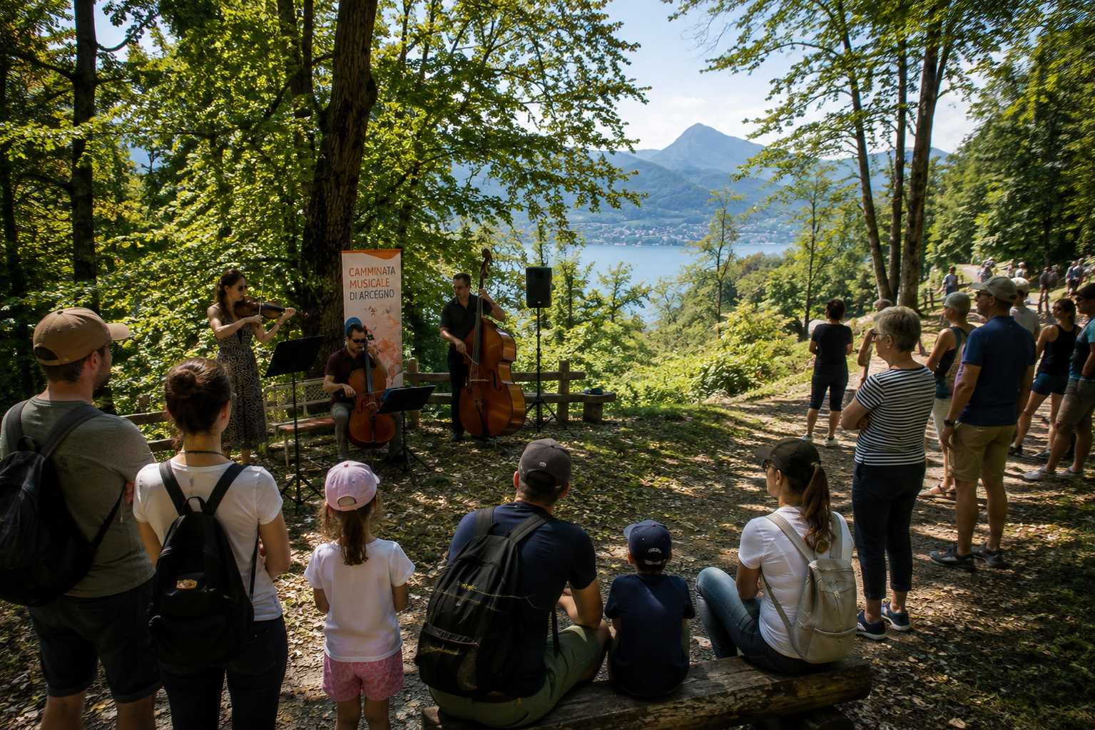 Camminata musicale di Arcegno